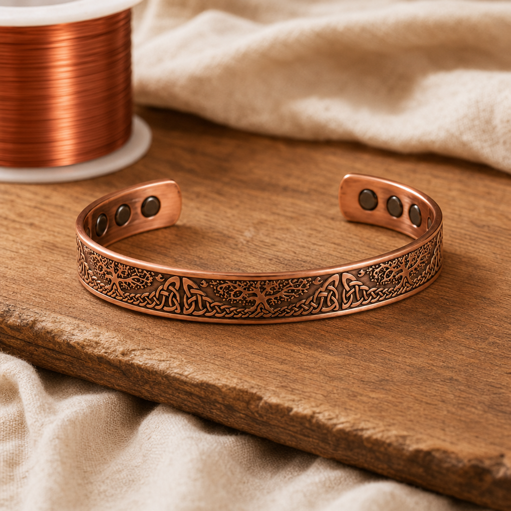 Oak Copper Bracelet