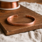 Sleek Copper Bracelet