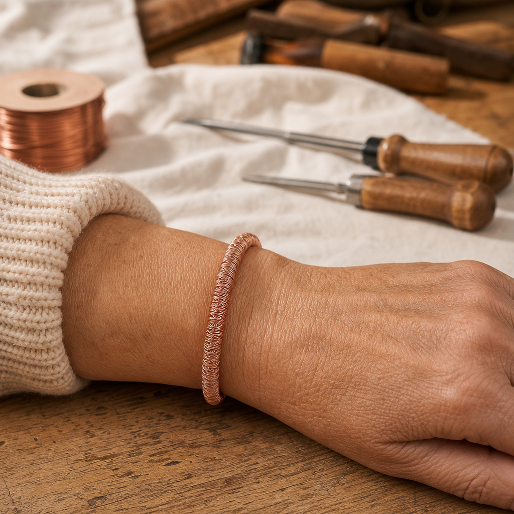 Fjord Copper Bracelet