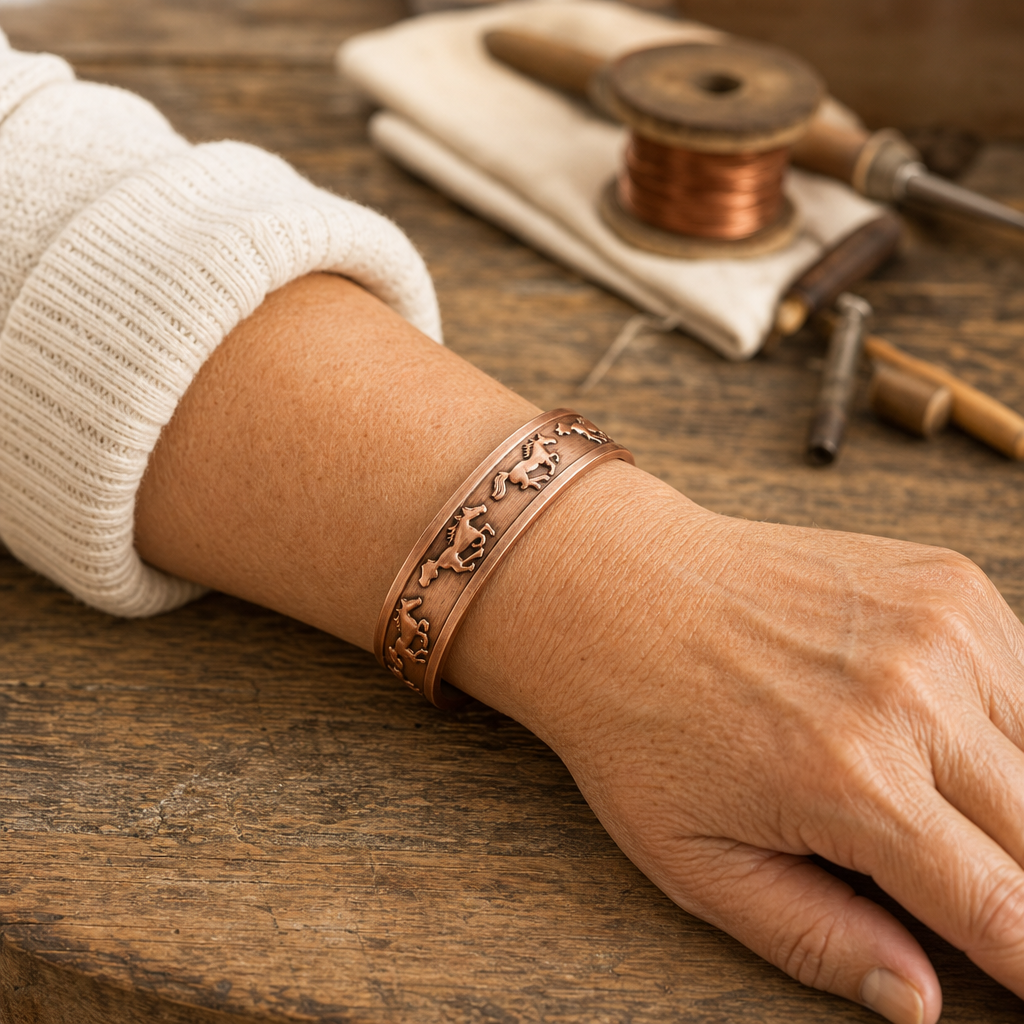 Horse Copper Bracelet
