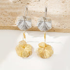 Oversized Gold Hollow Earrings
