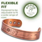 Willis Judd Mens Copper Bangle Golf Bracelet