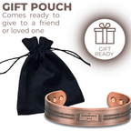 Willis Judd Mens Copper Bangle Philippians 4:13 verse