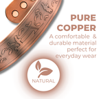 Willis Judd Mens Copper Bangle for Fisherman