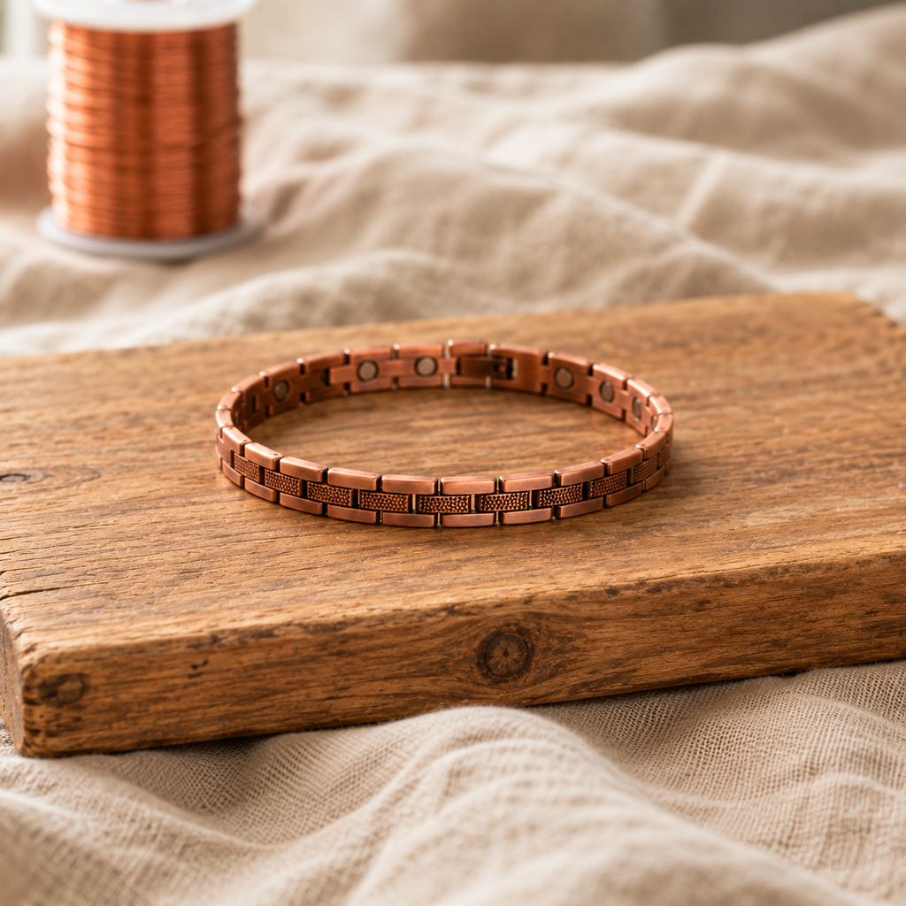 Ferro Copper Anklet