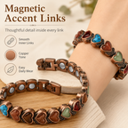 Copper Bracelet for Women, Pure Copper Magnetic Bracelets, Natural Unique Gemstone
