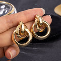 Elegant Gold Hoop Earrings