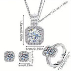 Luxurious Cube Jewelry Set