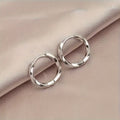 Minimalistic Geometric Hanging Earrings