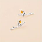 Cartoon Tier Bird Earrings