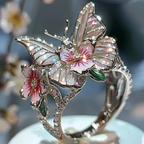 Vintage Golden Canifis Floral Ring
